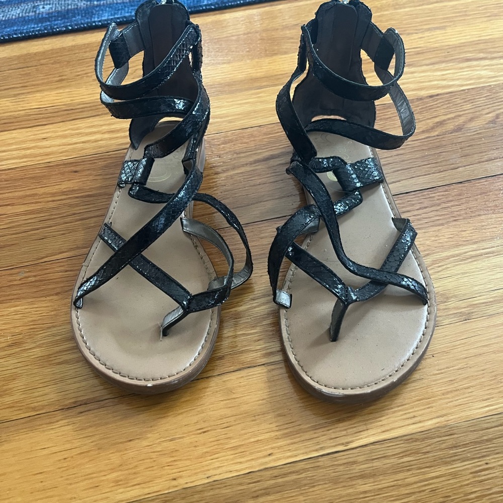 Sam Edelman black gladiator sandals